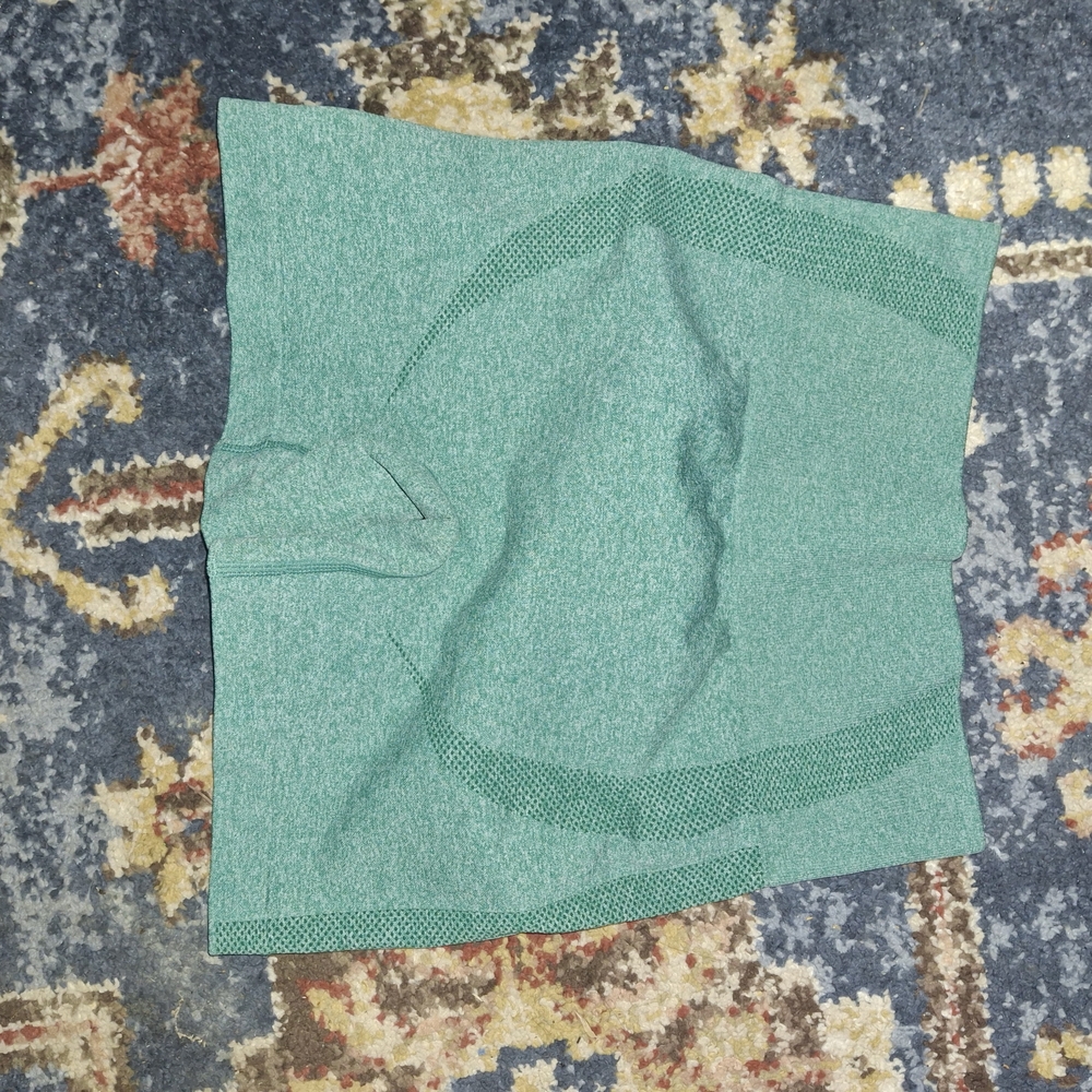 Green Seamless Athletic Shorts